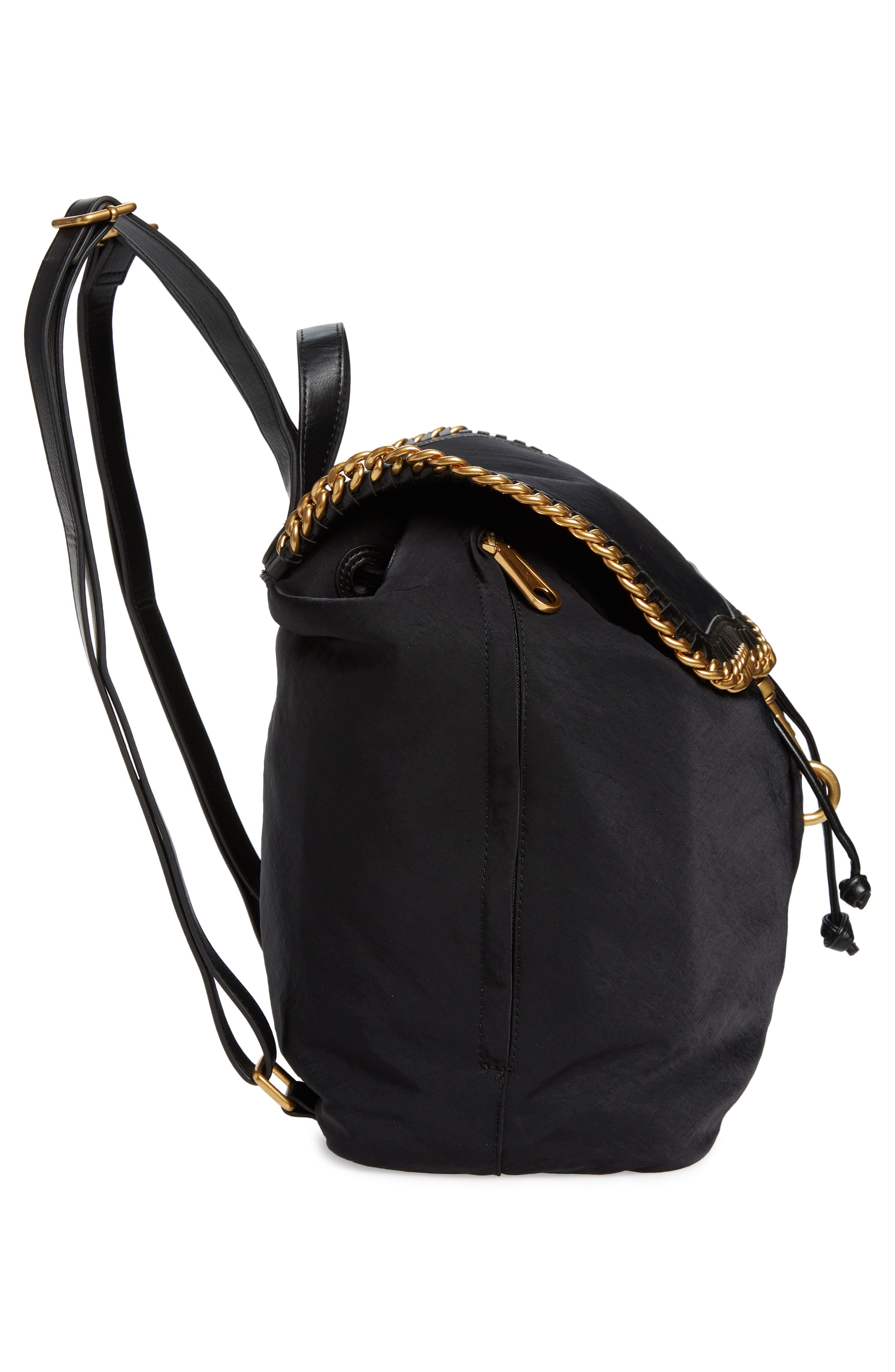 Rebecca Minkoff Woven Chain Backpack, Alternate, color, 