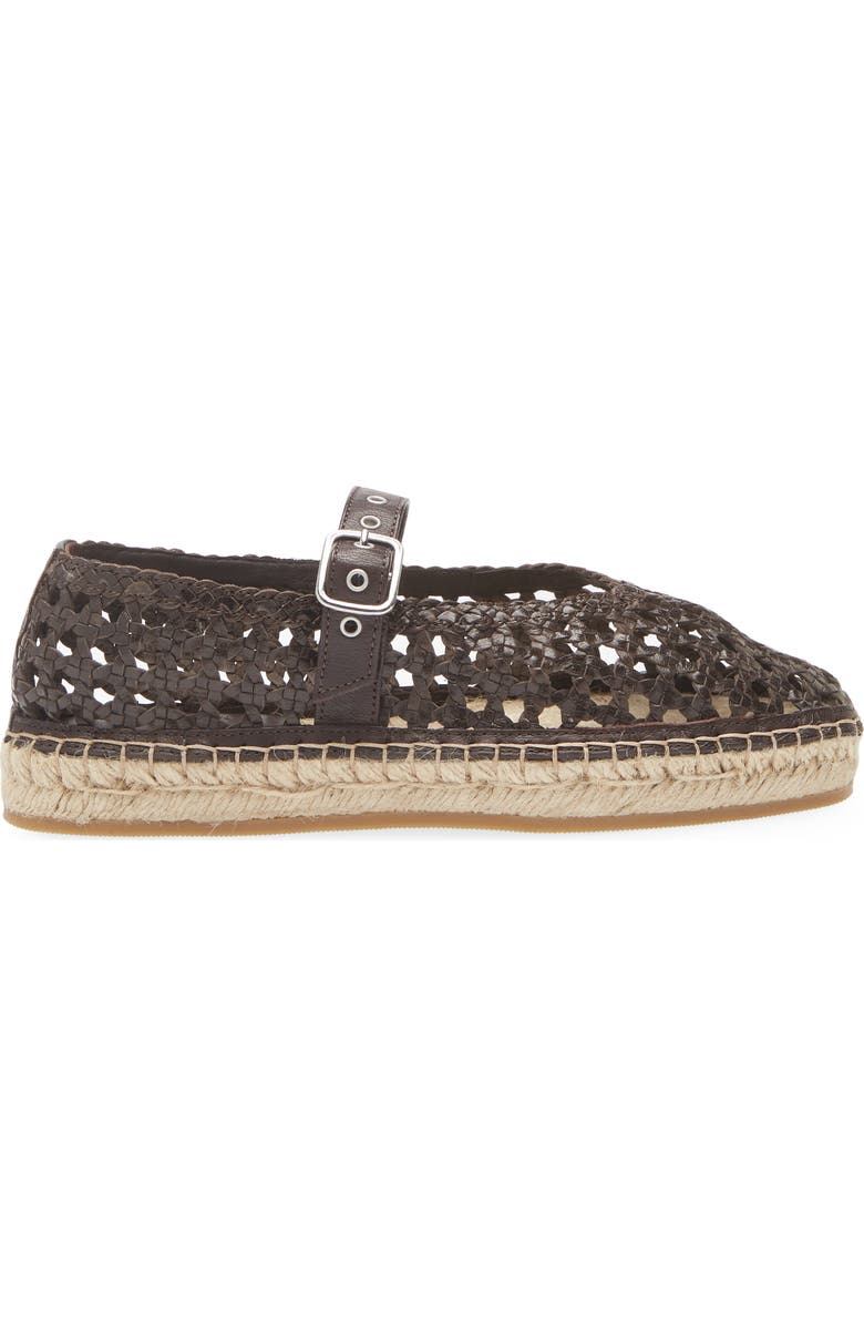 Madewell The Remy Espadrille Mary Jane Flat, Alternate, color, Dark Carob