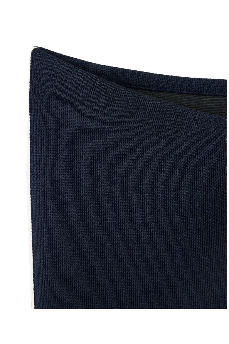 Contrast Stripe Knit Mid Rise Capri Pants, Alternate, color, NAVY