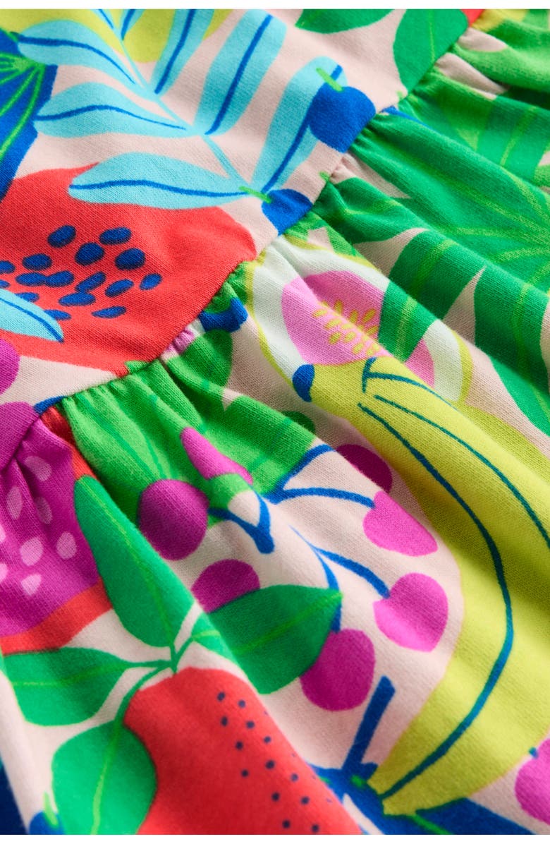 Mini Boden Kids' Ariel Fruit Print Cotton Twirly Dress, Alternate, color, 