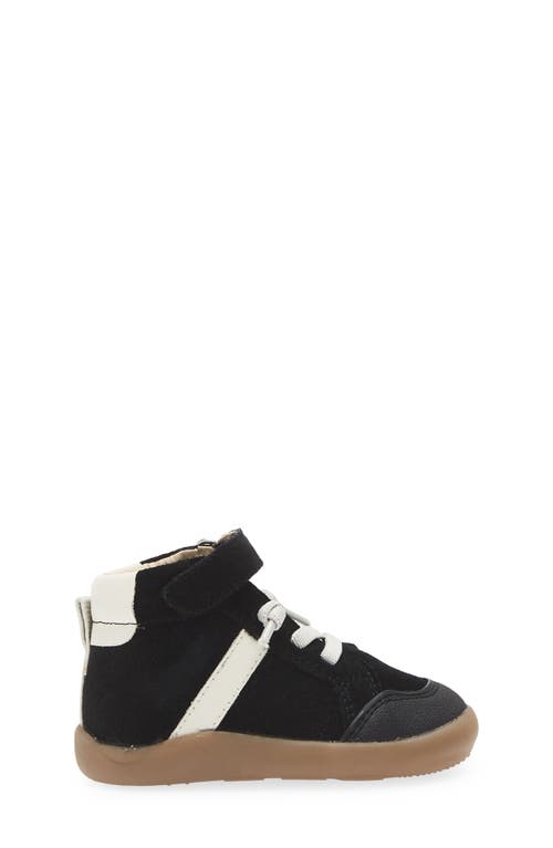 Old Soles Kids' Retro Ground High Top Sneaker In Black