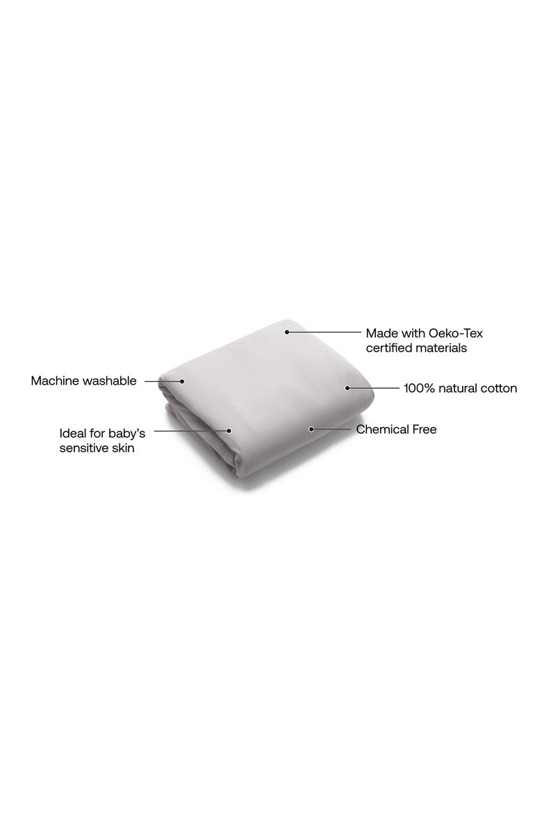 Stardust Cotton Sheet, Alternate, color, WHITE