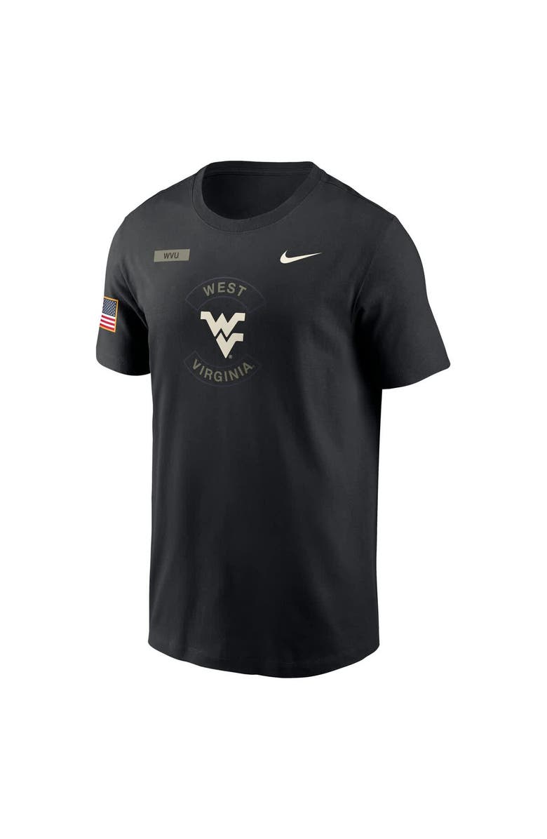 Nike Men's Nike Black West Virginia Mountaineers 2025 Military Appreciation Performance T-Shirt, Alternate, color, Black