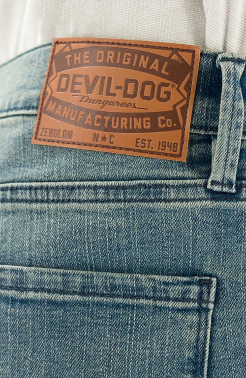 Devil-dog Dungarees Slim Fit Jeans In Light Stone