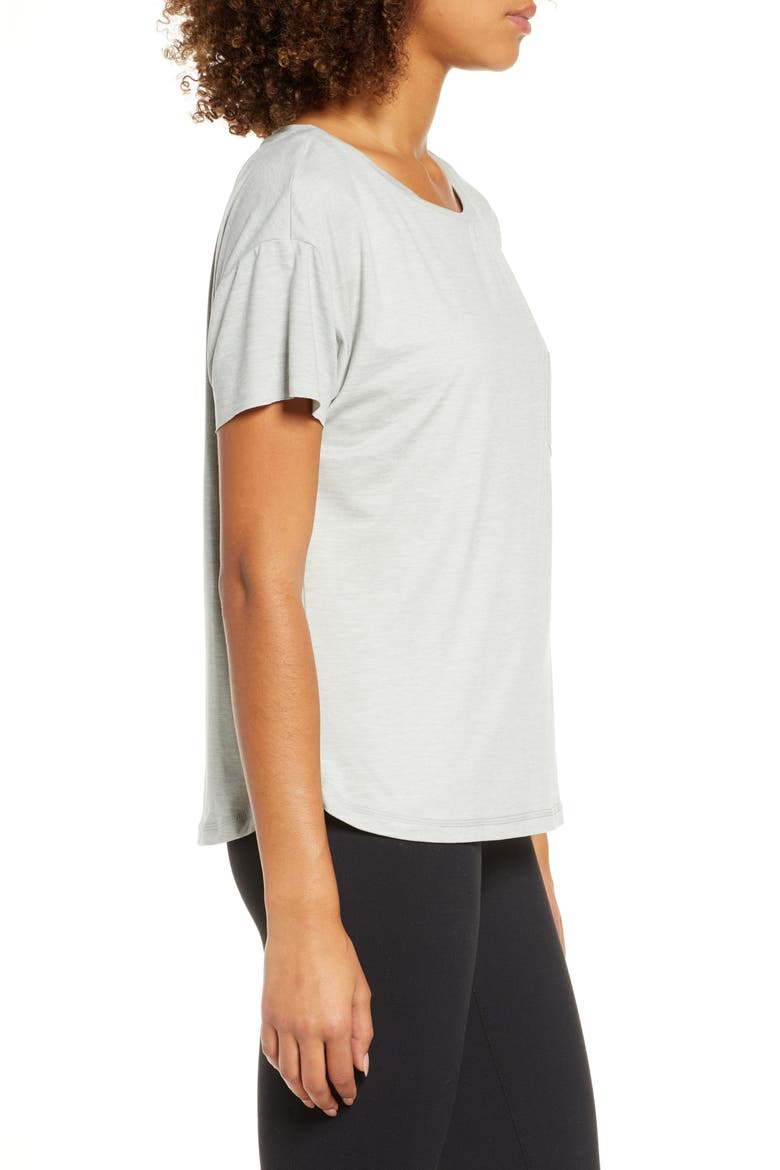 Lux Performance T-Shirt, Alternate, color, DOVE GREY