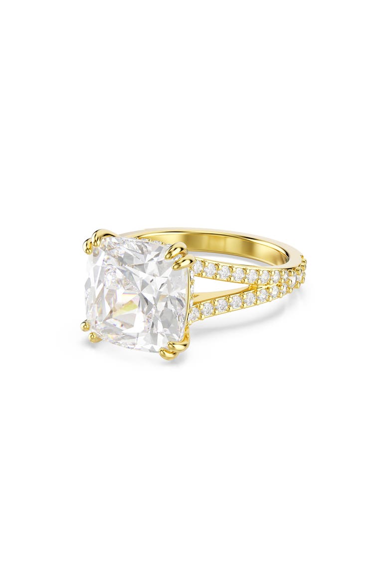 Stilla Crystal Cocktail Ring, Main, color, WHITE/ GOLD