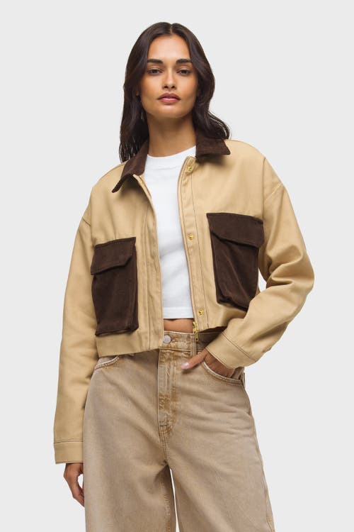 Hudson Jeans Chore Jacket In Brown