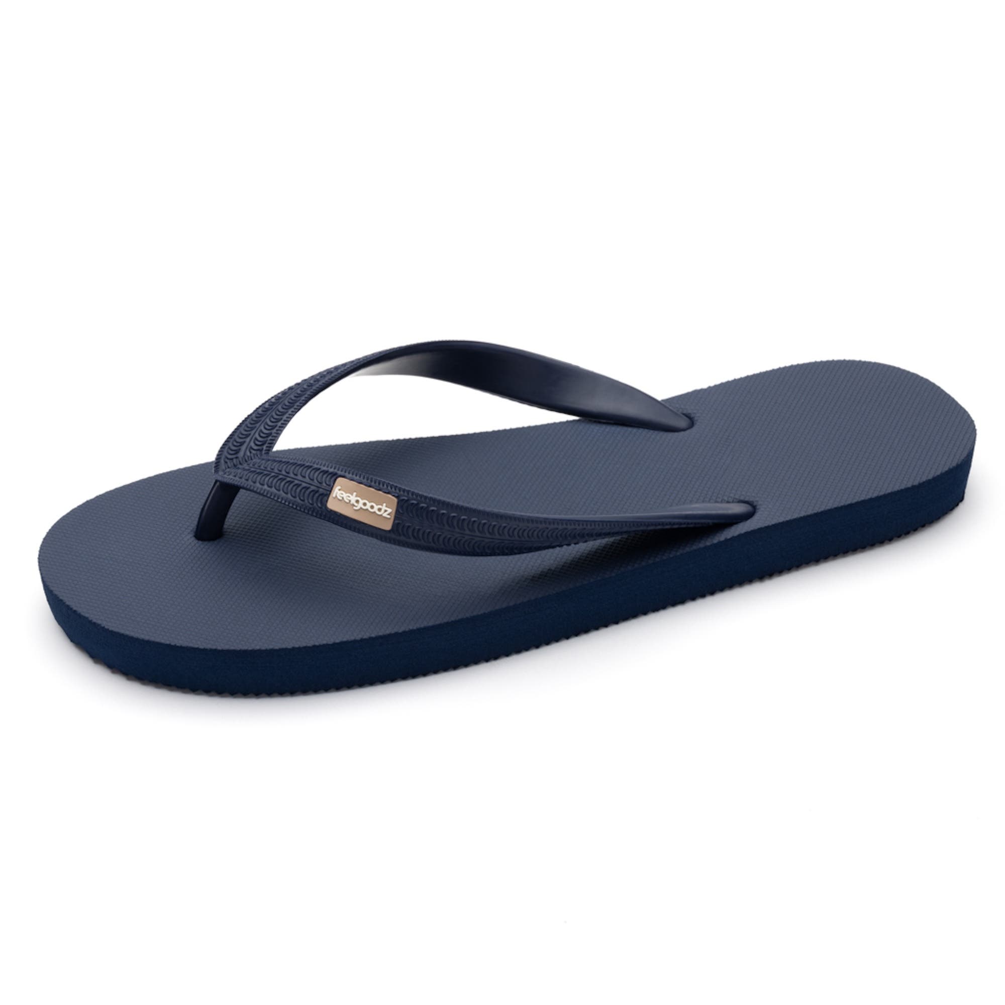Mens Classicz Core Natural Rubber Flip Flop Thong Sandals, Alternate, color, Surf