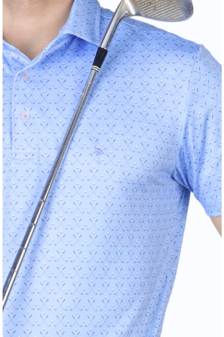 Golf Clubs Performance Polo, Alternate, color, BLUE BYRD