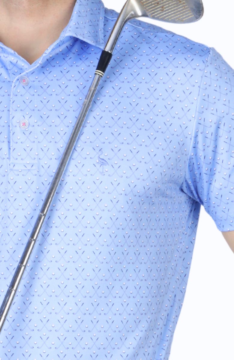 TailorByrd Golf Clubs Performance Polo, Alternate, color, Blue Byrd
