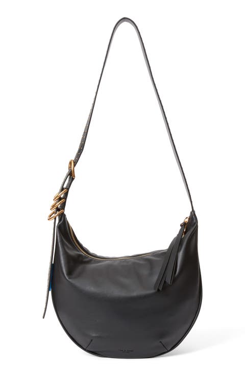 Medium Mercer Leather Hobo Bag