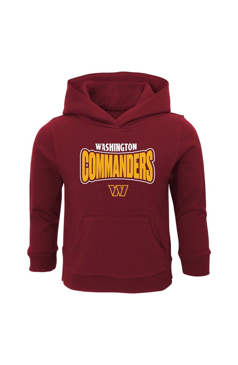 Outerstuff Toddler Burgundy Washington Commanders Draft Pick Pullover Hoodie, Main, color,