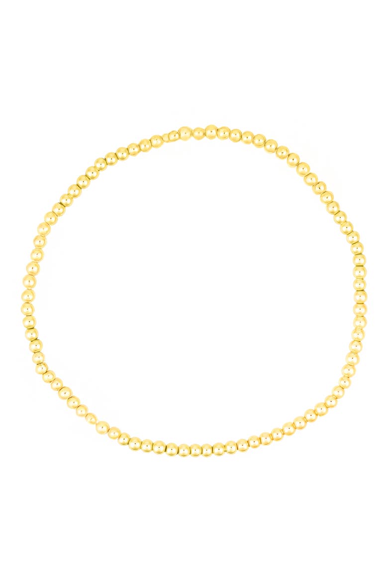 Set of 3 Stretch Ball Bracelets, Alternate, color, GOLD