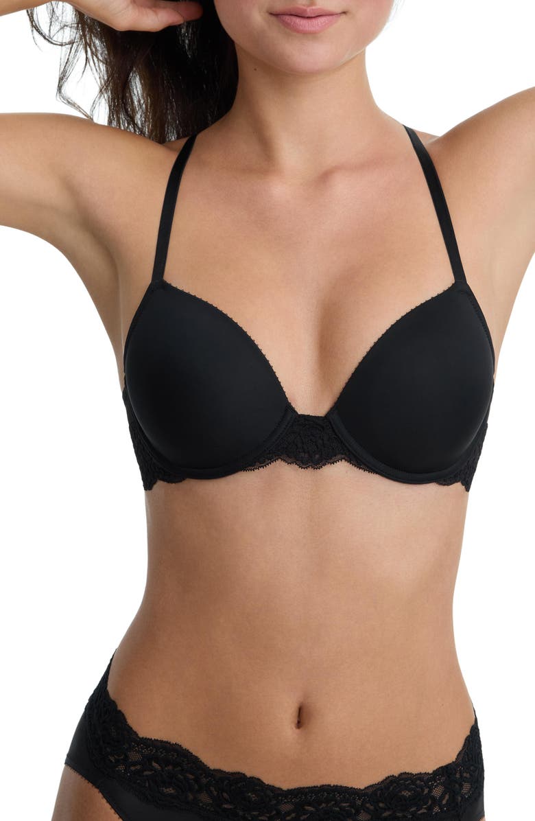 Skarlett Blue Divine Convertible T-Shirt Bra, Alternate, color, Black