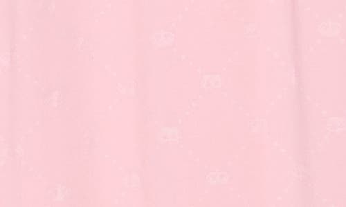 Juicy Couture Short Sleeve Button-up Top & Pants Pajamas In Pink