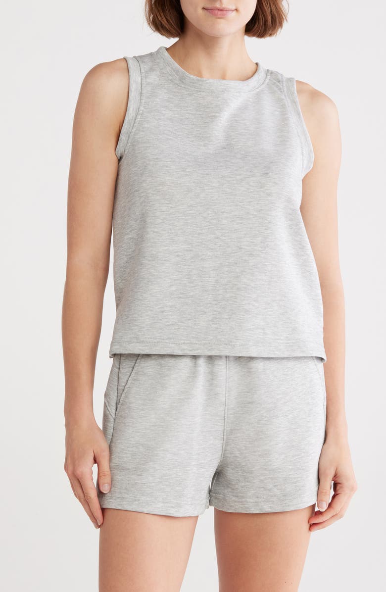Tart Eowyn Scuba Tank & Shorts Pajamas, Main, color, Heather Grey