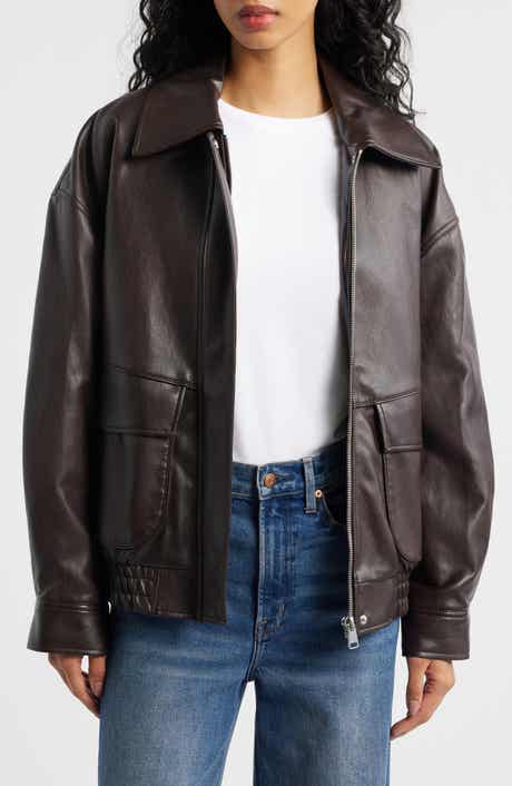MANGO Marti Faux Leather Jacket