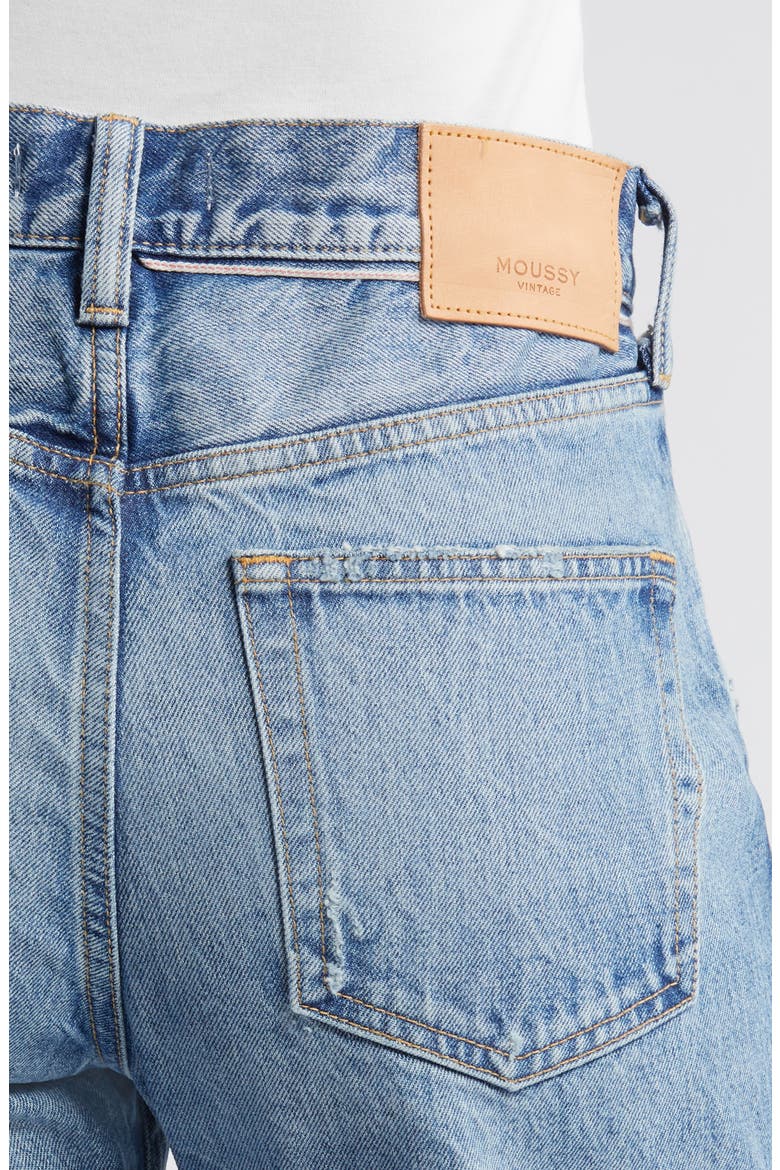 Maplecrest Crop Straight Leg Jeans, Alternate, color, BLUE