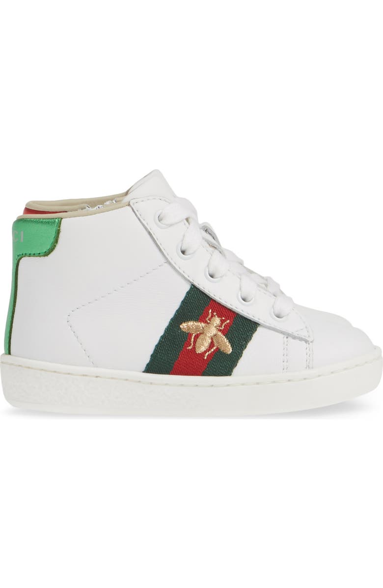 Gucci New Ace High Top Sneaker, Alternate, color,