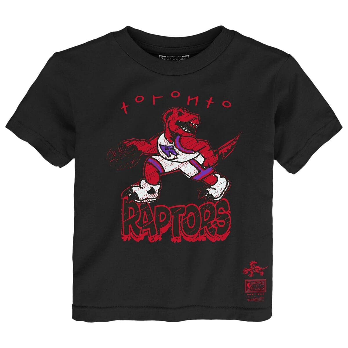 Mitchell & Ness Kids' Toddler  Black Toronto Raptors Favorite Team T-shirt