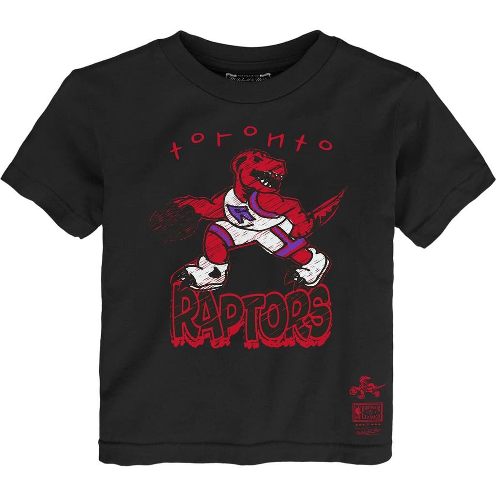 Mitchell & Ness Kids' Toddler Black Toronto Raptors Favorite Team T-shirt