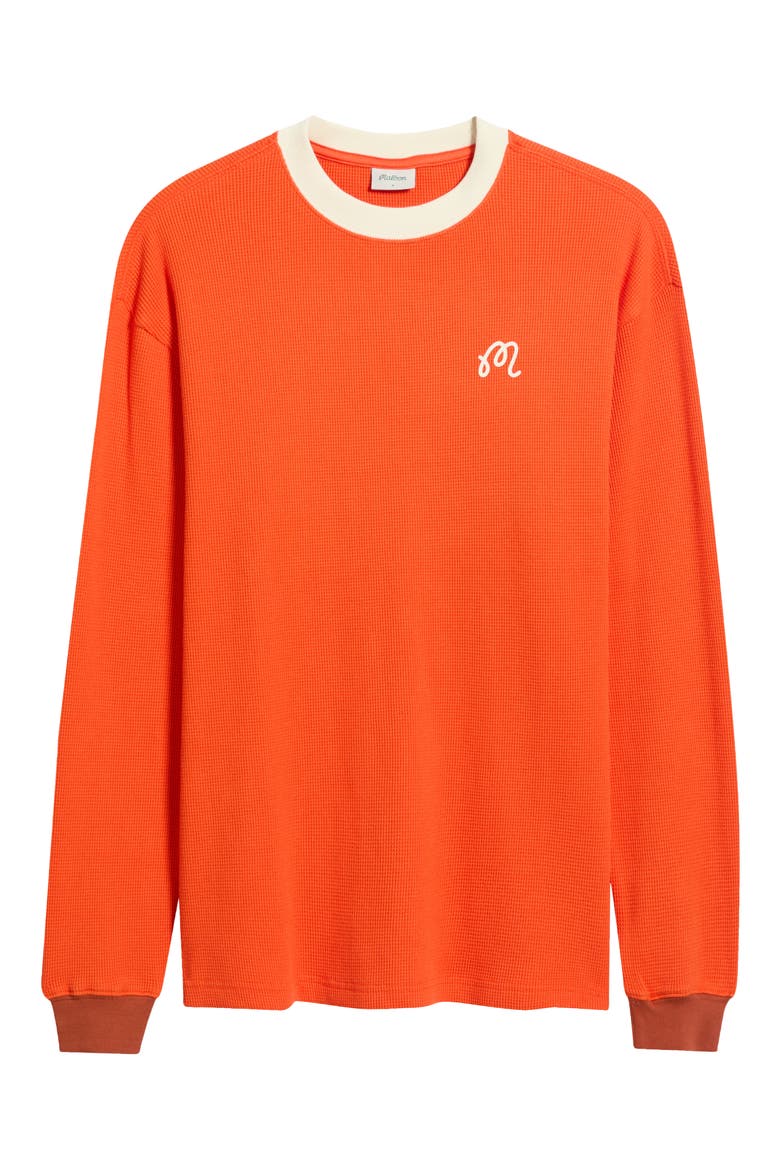 Gorse Heritage Long Sleeve T-Shirt, Main, color, ORANGE RED
