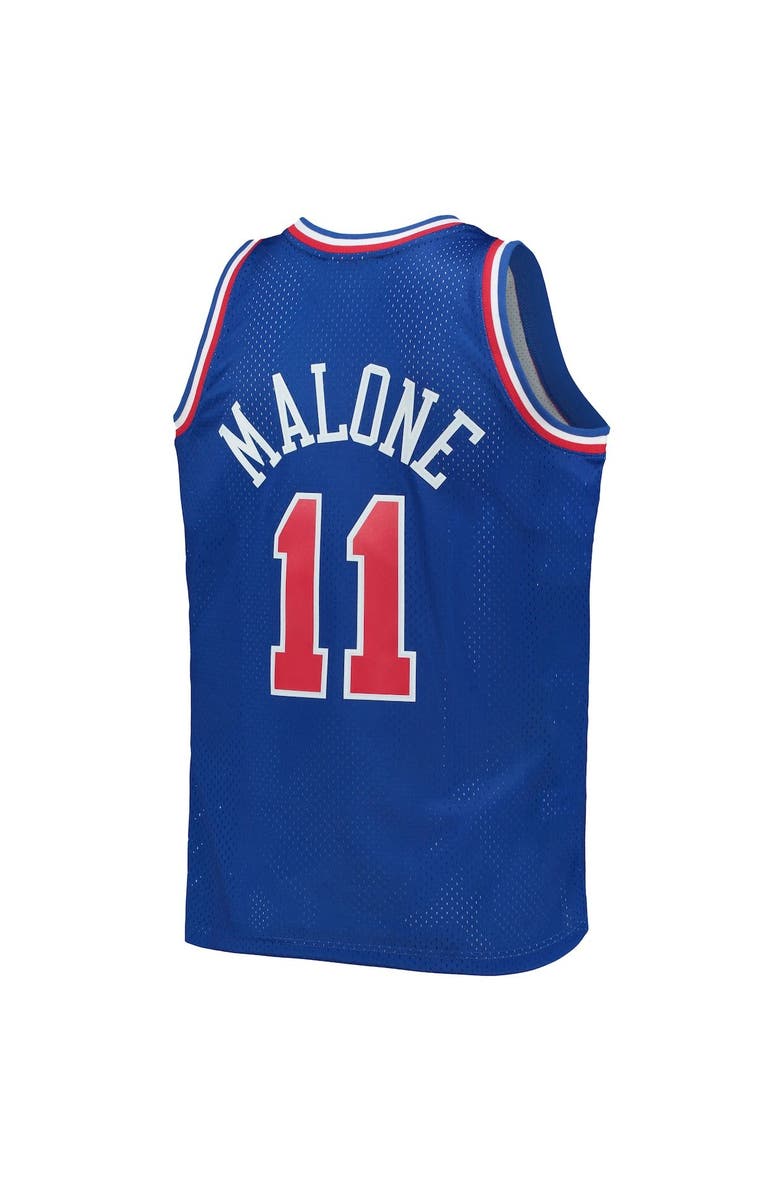 Mitchell & Ness Men's Mitchell & Ness Karl Malone Royal Western Conference Hardwood Classics 1992 NBA All-Star Game Swingman Jersey, Alternate, color, 