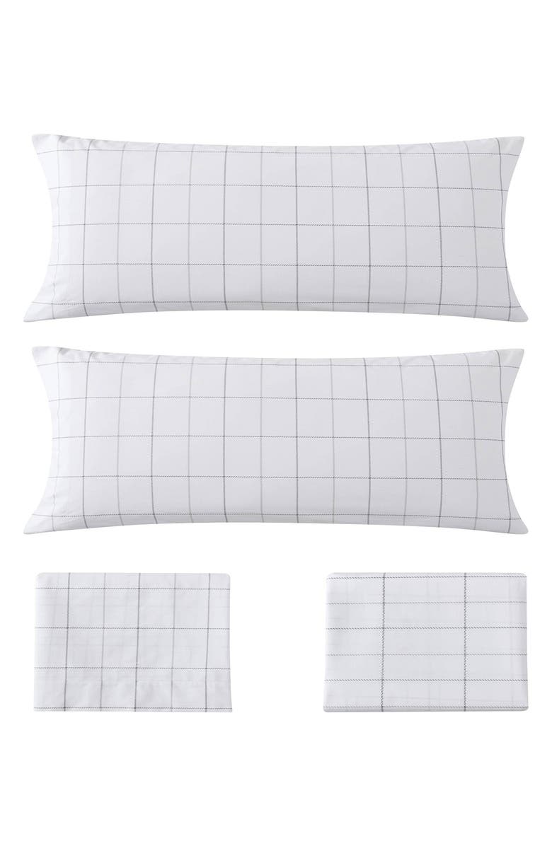 Eddie Bauer Northern Plaid Sheet Set, Alternate, color, Grey