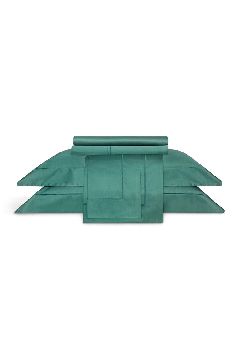 Rhapsody Duvet Cover, Alternate, color, Green