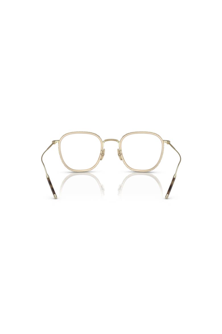 48mm Rectangle optical glasses, Alternate, color, Gold
