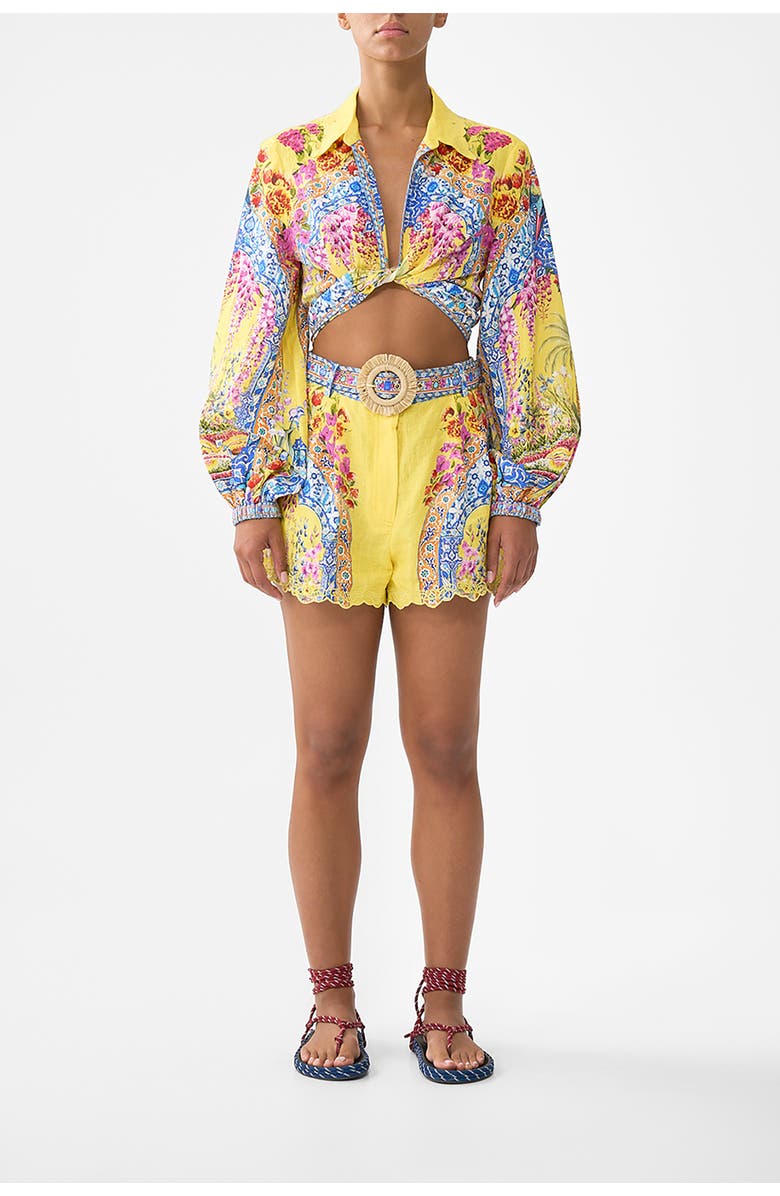 Camilla Tuck Front Short, Main, color, Sultanahmet Summer