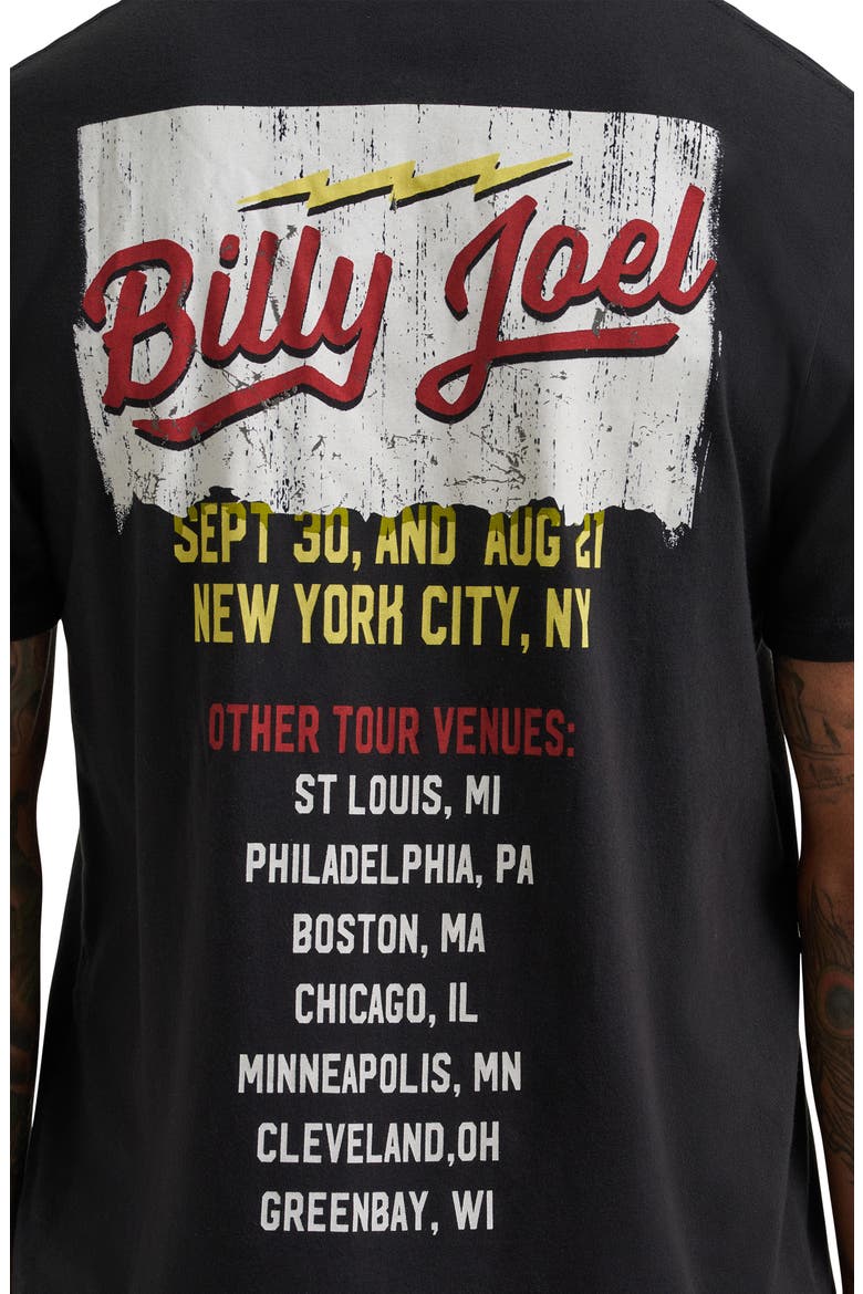 Billy Joel 'Live at the Garden' Graphic T-Shirt, Alternate, color, JET BLACK