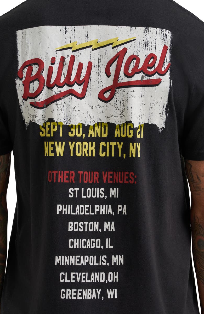 Lee Billy Joel 'Live at the Garden' Graphic T-Shirt, Alternate, color, Jet Black