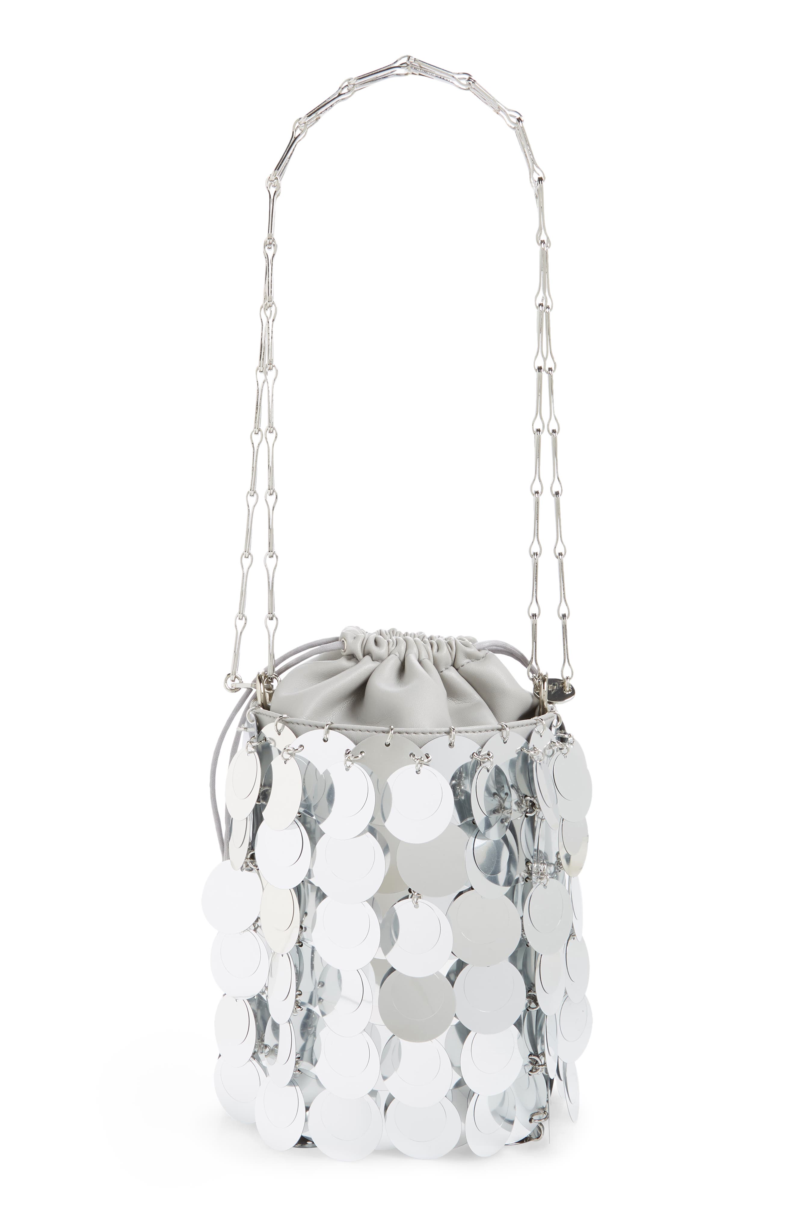 Rabanne paco rabanne Sparkle Bucket Bag, Alternate, color, 