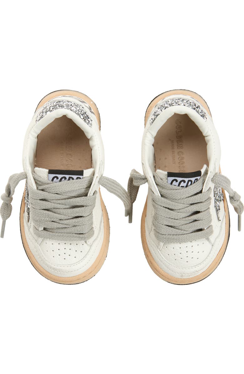 Golden Goose Kids' Ball Star Sneaker, Alternate, color, White/ Silver