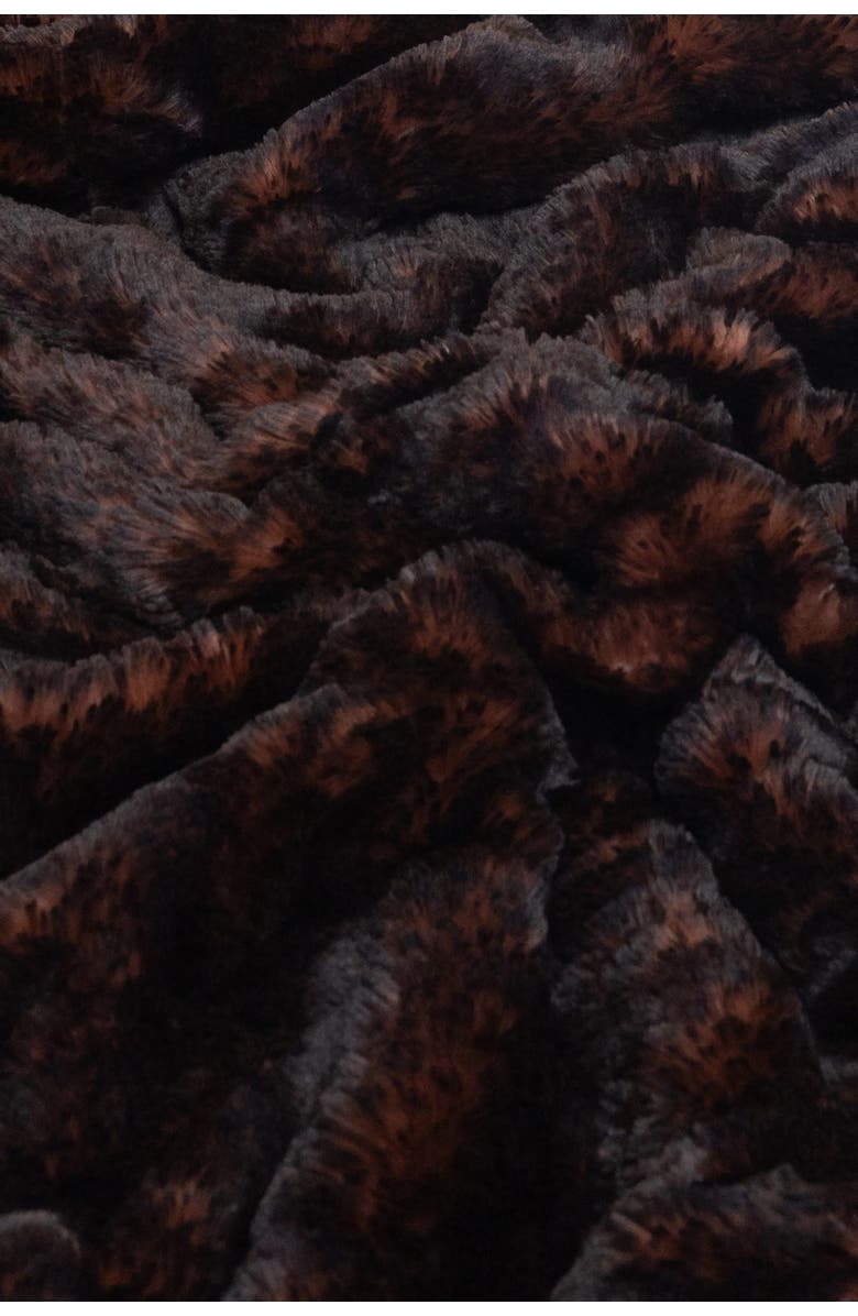 Sea To Me Blankets Pacific Faux Fur Pillow, Alternate, color, Zebra