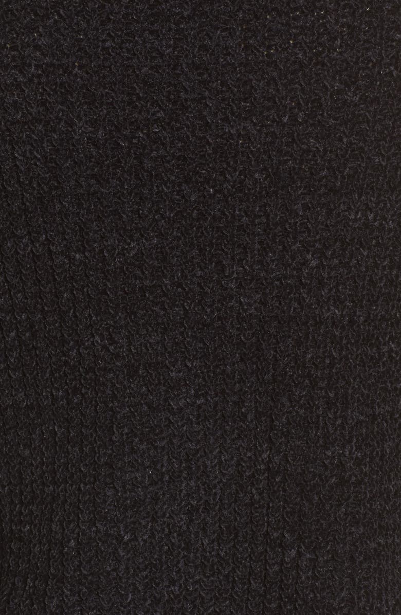 Woven Heart Triple Ruffle Sweater, Alternate, color,