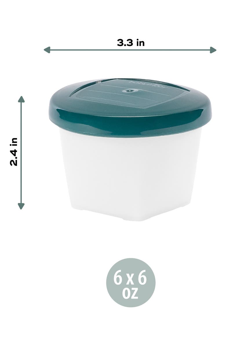 Babymoov Babybols 6 6-Ounce Baby Food Container Set, Alternate, color, 
