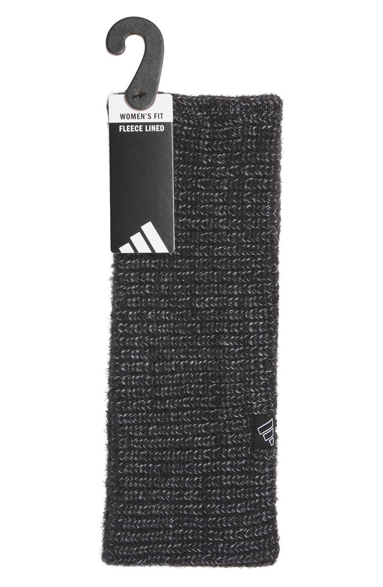 adidas Lifestyle Fuzzy Headband, Alternate, color, Black/ Grey/ White