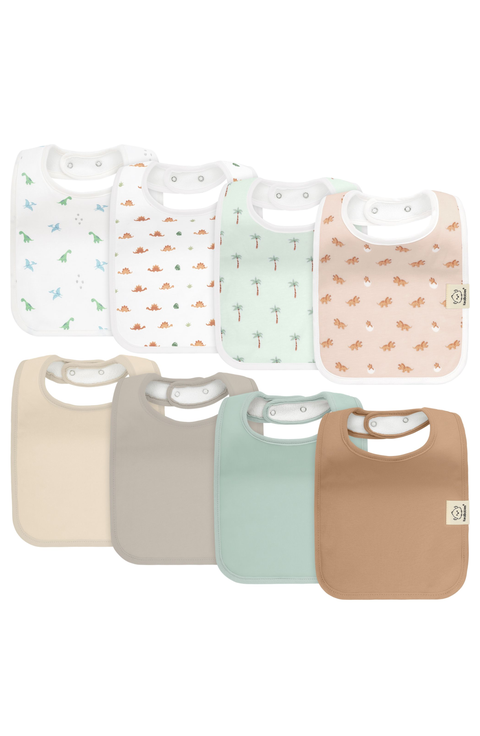 8-Pack Coast Drool Bibs