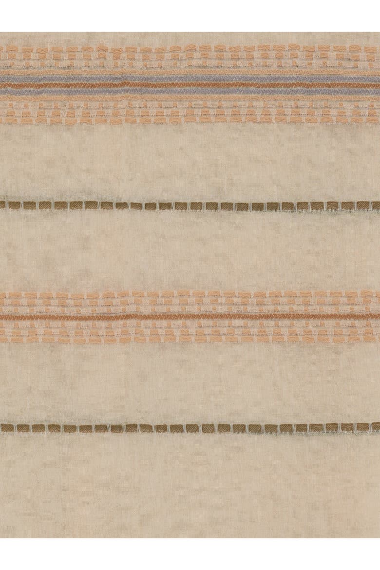 Dana Striped Scarf, Alternate, color, Beige