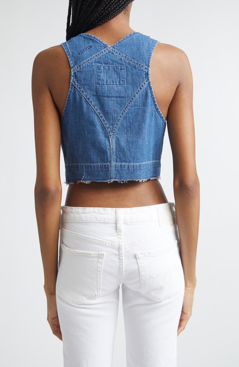 R13 Overall Bib, Alternate, color, Noise Blue