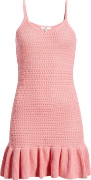 BP. Open Stitch Cover-Up Minidress