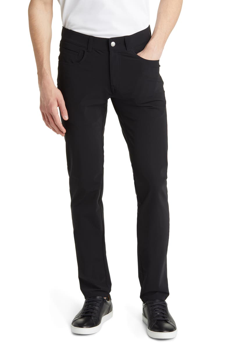 Peter Millar Crown Crafted Bingham Performance Five Pocket Pants, Main, color, 