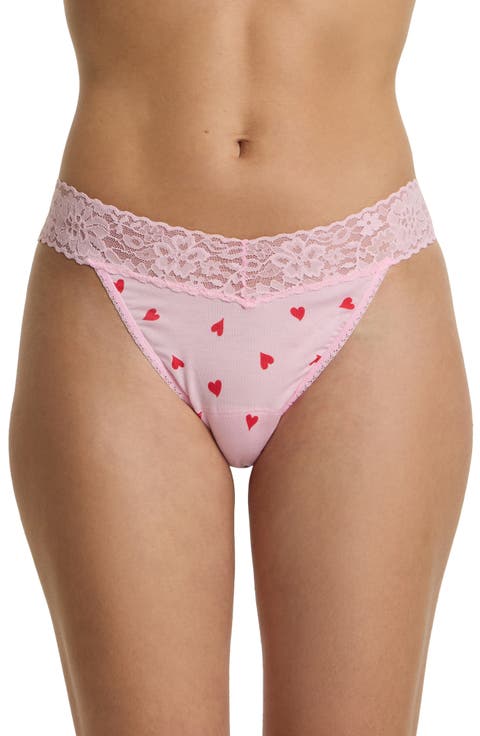 Indigo Stripe DreamEase Original Rise Thong