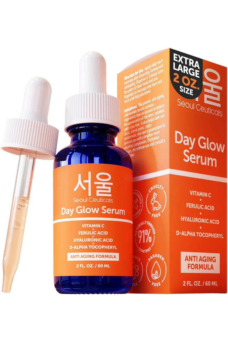 Korean Skincare Day Glow Vitamin C Serum K Beauty Skincare, Main, color, Clear