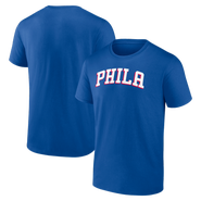 Logo Athletic Men's Logo Athletic Royal Philadelphia 76ers Wordmark T-Shirt