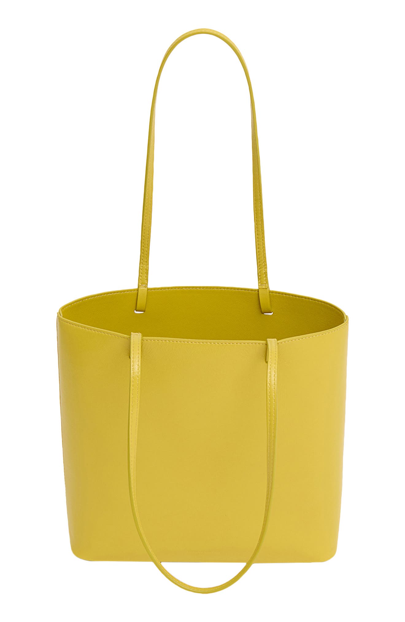 Filo Leather Tote, Alternate, color, CITRUS