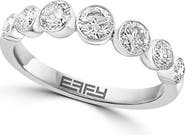 EFFY Sterling Silver Lab Grown Diamond Band Ring