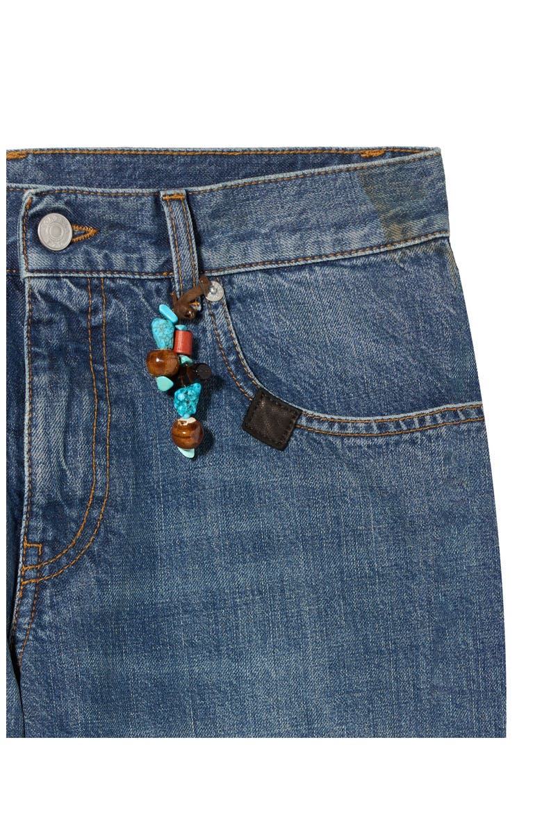 Jill Custom Wash 5-Pocket Denim Trousers, Alternate, color, MULTICOLOR